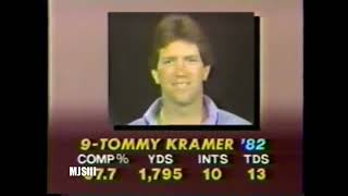 1982 week 17 MNF Dallas Cowboys at Minnesota Vikings
