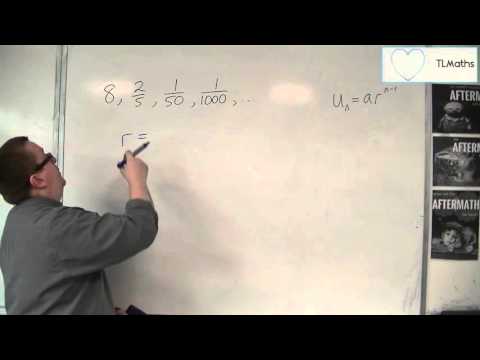 OCR MEI Core 2 5.23 Finding the nth term of a Geometric Sequence