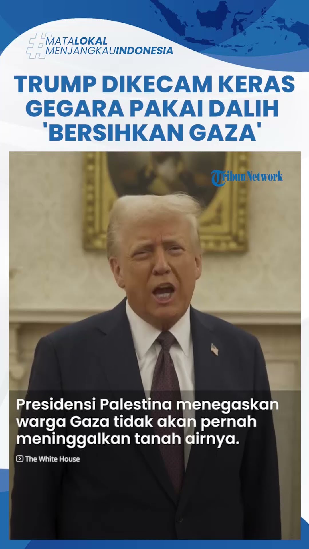 Trump Dikecam Berdalih ‘Bersihkan Gaza’ Pindah Jutaan Warga, Ditolak Mentah-Mentah Yordania \u0026 Mesir