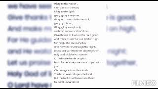 GLORY TO THE FATHER -  by The Paul Quinlan Trio(1968)