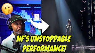 🎵🔥 Producer's SHOCK Reaction to NF's 'RUNNING' LIVE at Pinnacle Bank Arena! 🚀👀
