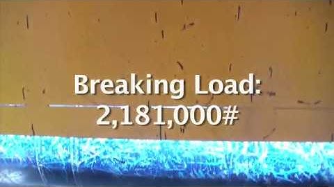 4 INCH DIAMETER 1,090 TON CHAIN LINK BREAK TEST