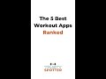 The 5 Best Workout &amp; Fitness Apps Ranked #shorts