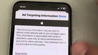 How To View Your Ad Targeting Information In Iphone