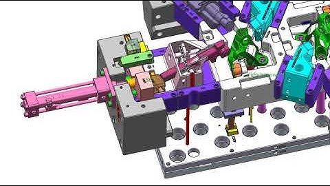 Slider safety protection pin action simulation