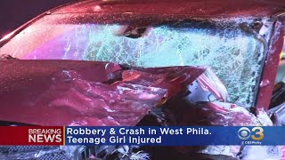 Chase Ends In Chain Reaction Crash In West Philadelphia