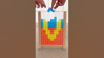 Time to Tag Your ‘V’ Named Friends | How To Play Tetris Board Game With Two Hands | Satisfying Video