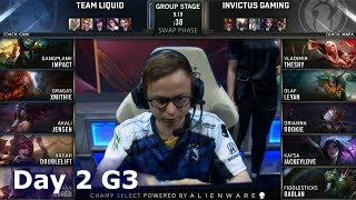 TL vs IG | Day 2 S9 LoL Worlds 2019 Group Stage | Team Liquid vs Invictus Gaming