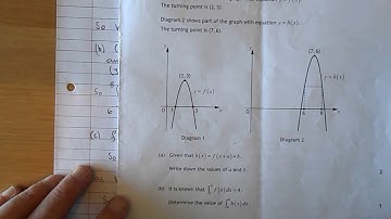 SQA Higher Mathematics 2017 P1 Q 15