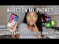 WHAT'S ON MY IPHONE + FAV BUSINESS APPS | TROYIA MONAY