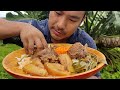 Simple and delicious pork curry  northeast india mukbang  kents vlog