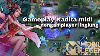 gameplay Kadita mid#kadita #gameplay #mobilelegends (push renk awal season part 1)