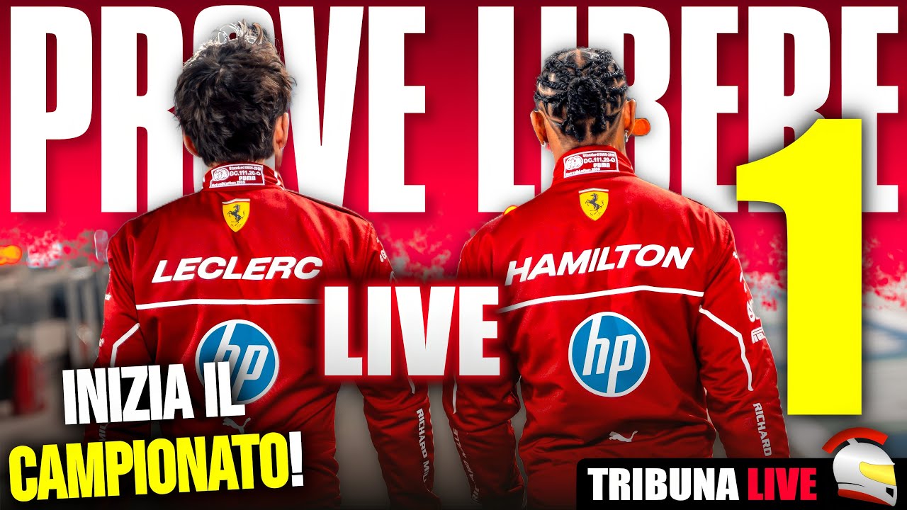 🔴LIVE PROVE LIBERE 1 MELBOURNE🔥INIZIA IL MONDIALE F1!🔥