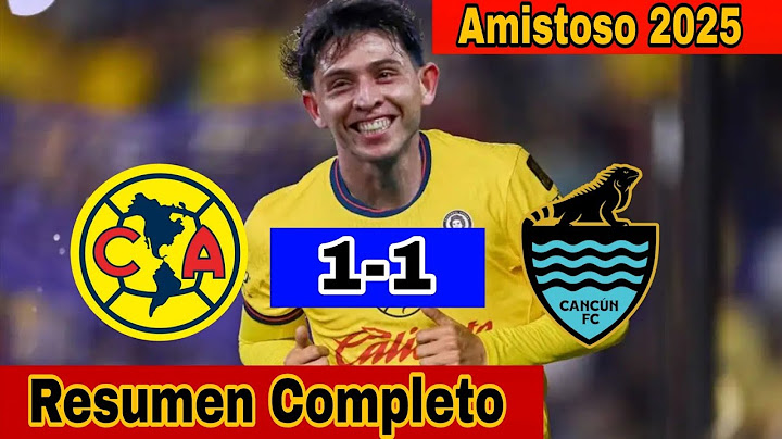 Resumen América vs. Cancún, goles, resumen completo, América empate 1-1 a Cancún