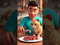 cuting stake for my cat #valorant #cooking