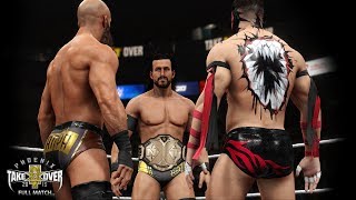 WWE 2K20: ADAM COLE VS TOMMASO CIAMPA VS FINN BALOR TRIPLE THREAT LADDER MATCH (NXT TAKEOVER)