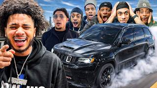 MY FRIENDS REACT TO MY TUNED TRACKHAWK...