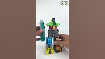 Transforming & Combine EMCO-Pocket Morphers-Mega Botz | Toys