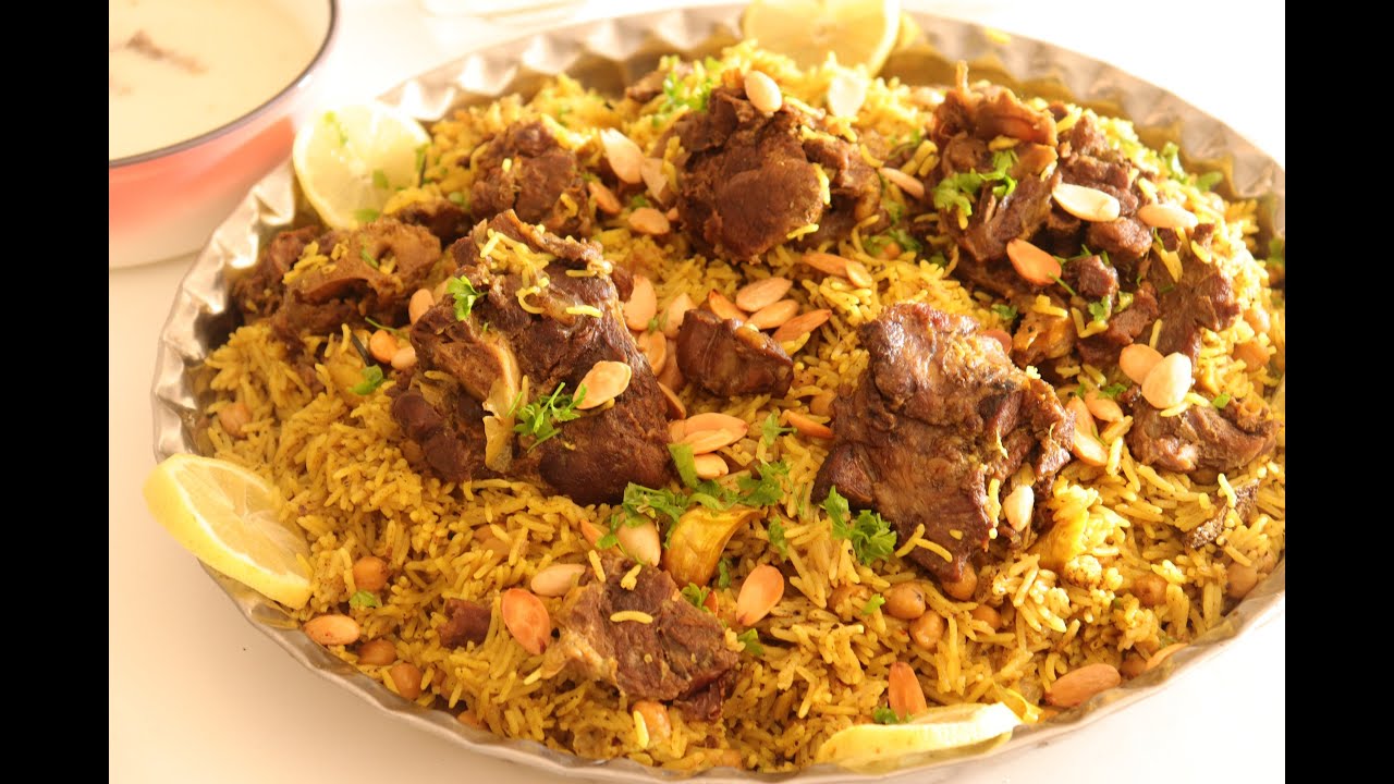 طريقة عمل رز القدرة  الفلسطينية للمناسبات و الجمعات العائلية  طعم يتعدي الكلام