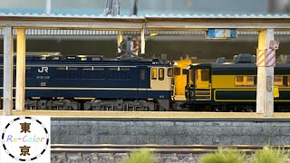 【Re-Color】Nゲージ 鉄道模型 9302レ EF65牽引 サロンカーみずしま サロンカーなにわ 大サロ(近ミハ) タイプ Modelleisenbahn Model Railroad