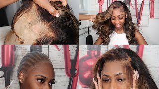 Detailed Wig Customization (Plucking, Hot Combing, Prep, Bald Cap) + Wig Install Ft Luvwin Hair