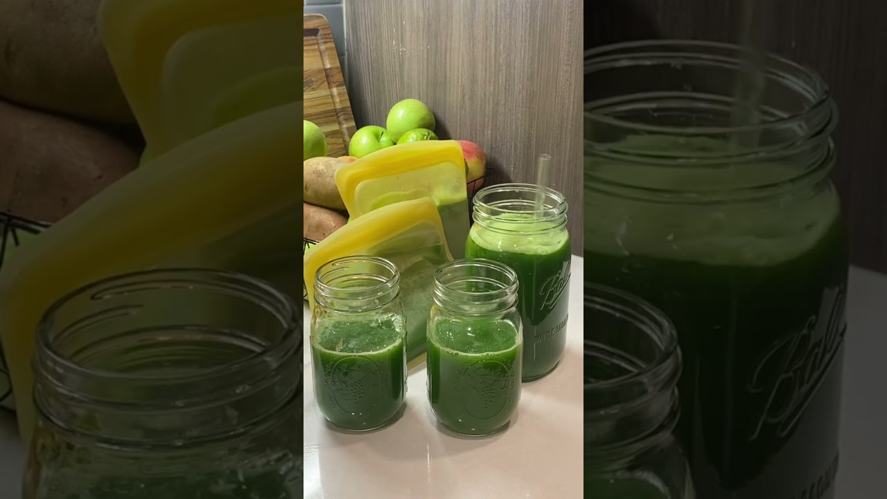ليش أفضّل العصير الاخضر وأسهل طريقة لتخزينه؟