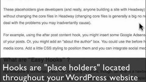 What Are WordPress Hooks And How Do You Use Them In Headway?