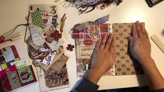 Junk Journal With Me | Ep 4 | December Daily Prompt 2019: Collaging