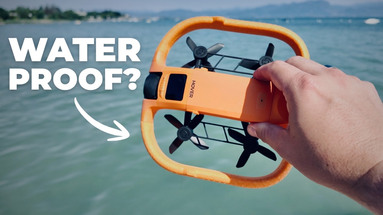 I tested the world's first waterproof drone