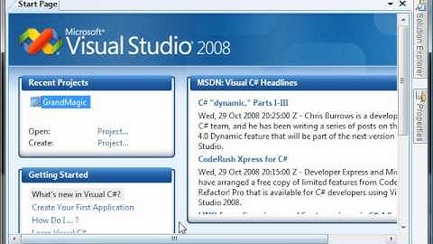 How To - Start With XNA