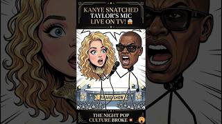 Kanye Snatched Taylor's Mic Live On TV 😱🍵 #Shorts
