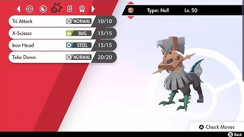 Pokemon Sword How To Get Type Null!