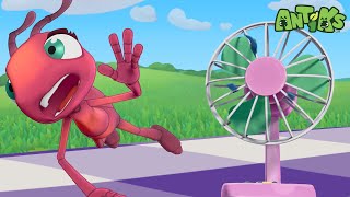 Antiks | A Big Fan! | Funny Cartoons For Kids | Oddbods & Friends