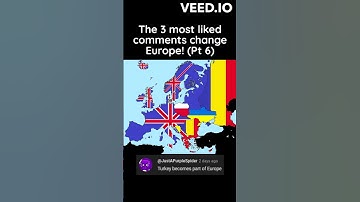 3 most liked comments change Europe! (Part 6) - #shorts #trending #geography #mapping #europe
