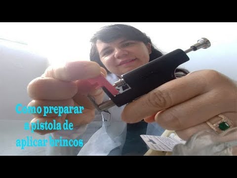 pistola studex, preparo,aplicação de brinco. camera iphone 8 plus apk