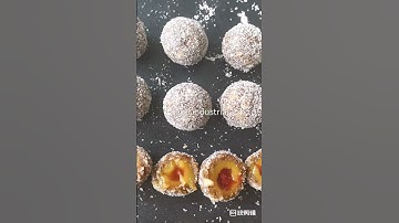 double filling stuffed protein energy coconut date ball machine for Australian customer #shorts