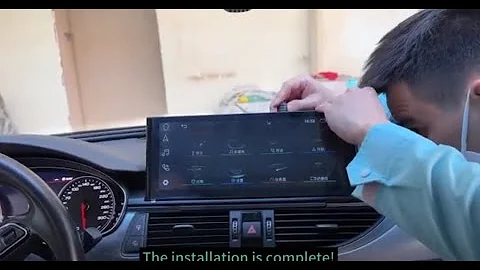 How to install 12.3" Touch Screen For Audi A6 A7 C7 Android Carplay Upgrade