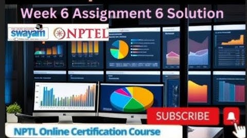 Data Analytics With Python | Week 6 Assignment 6 Solution | NPTL Swayam | NPTL Online Course 2024