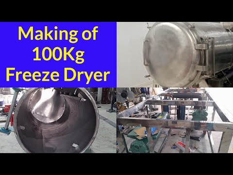 Freeze Dryer I 100 Kg/batch I Freeze Drying Equipment in India I Vacuum Freeze Dryer price in India