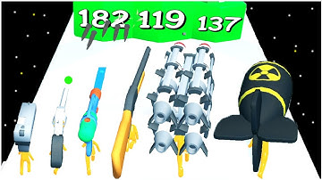 Gun Head Run - Gameplay Walkthrough - Levels 1-20 (IOS,Ipad)