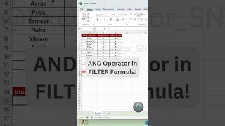 Excel FILTER: The AND Operator Explained