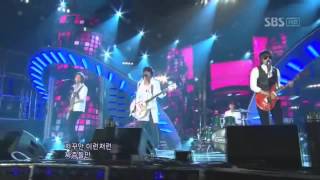 CNBLUE - Intuition (Cyan Blue - Intuition) Inkigayo sbs Popular song 20110424