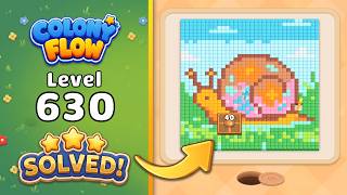 Colony Flow! - Level 630 Walkthrough 🧩 | Solution & Gameplay (ABI GAMES) 🐜