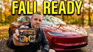 تجهيز سيارة Tesla Model 3 الخاصة بي لفصل الخريف! (تحضير الشمع Soft99 Kiwami) screenshot 2