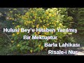 Hulusi Beye Hitaben Yazılmış Bir Mektuptur, Barla Lahikası