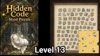hidden Code: Mind Puzzle Level 13 walkthrough solution 
