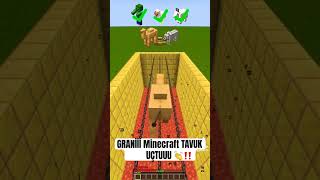 Minecraft TAVUK UÇTU! 😱🔥 Lava tuzağından kurtuldu! #minecraft #viral #sonic