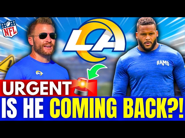 🚨BOMBSHELL NEWS! AARON DONALD BACK? IT CAUGHT EVERYONE BY SURPRISE! TODAY'S RAMS NEWS! class=