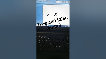 True and false symbol in ms word#shorts#short#ytshorts#trending#computer#viral