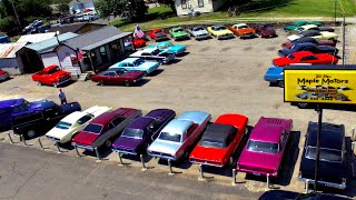 Muscle Car Lot Classic Hot Rods Maple Motors 9/8/20